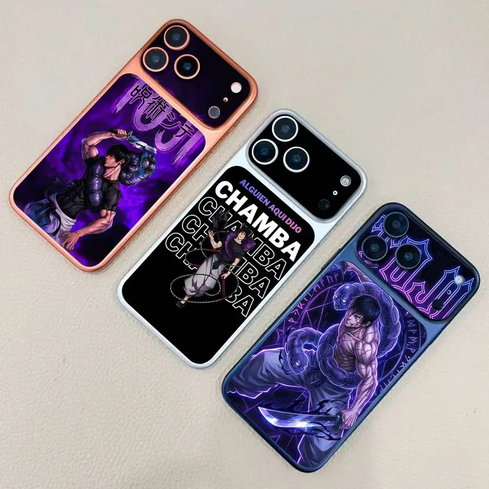 J-Jujutsu Toji Kaisen F-Fushiguro For IPhone 17 Pro Max /17 Pro Body Back Cover Decal Skin Colorful Rear Protective Sticker Film