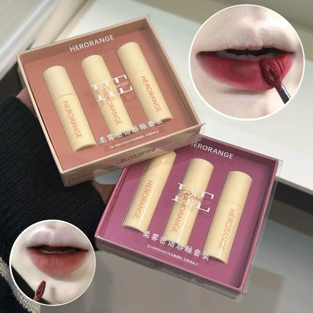 Matte lip mud Long Lasting Waterproof Non-stick Cup Velvet Lip Mud whitening Smooth Easy To Color Lipstick Korean Girl Makeup