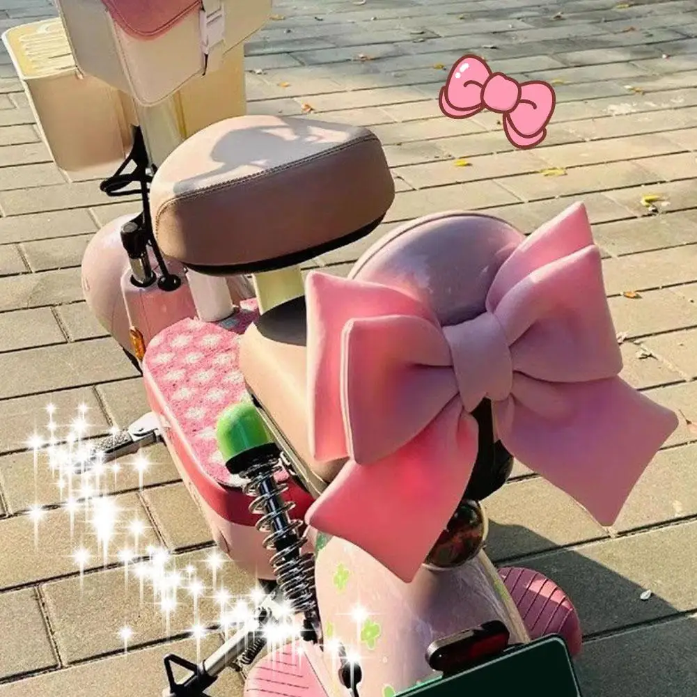 

Motorcycle Helmet Butterfly Knot Full Face Off Road Helmet Decor Bow Styling Girls Cycling Electric Bike Motorcycle Accessories