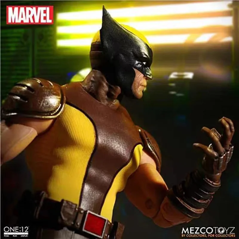 В наличии оригинальные MEZCO ONE:12 Collective X Man Росомаха Коричневая аниме Коллекция фигурок Модель Фото №3