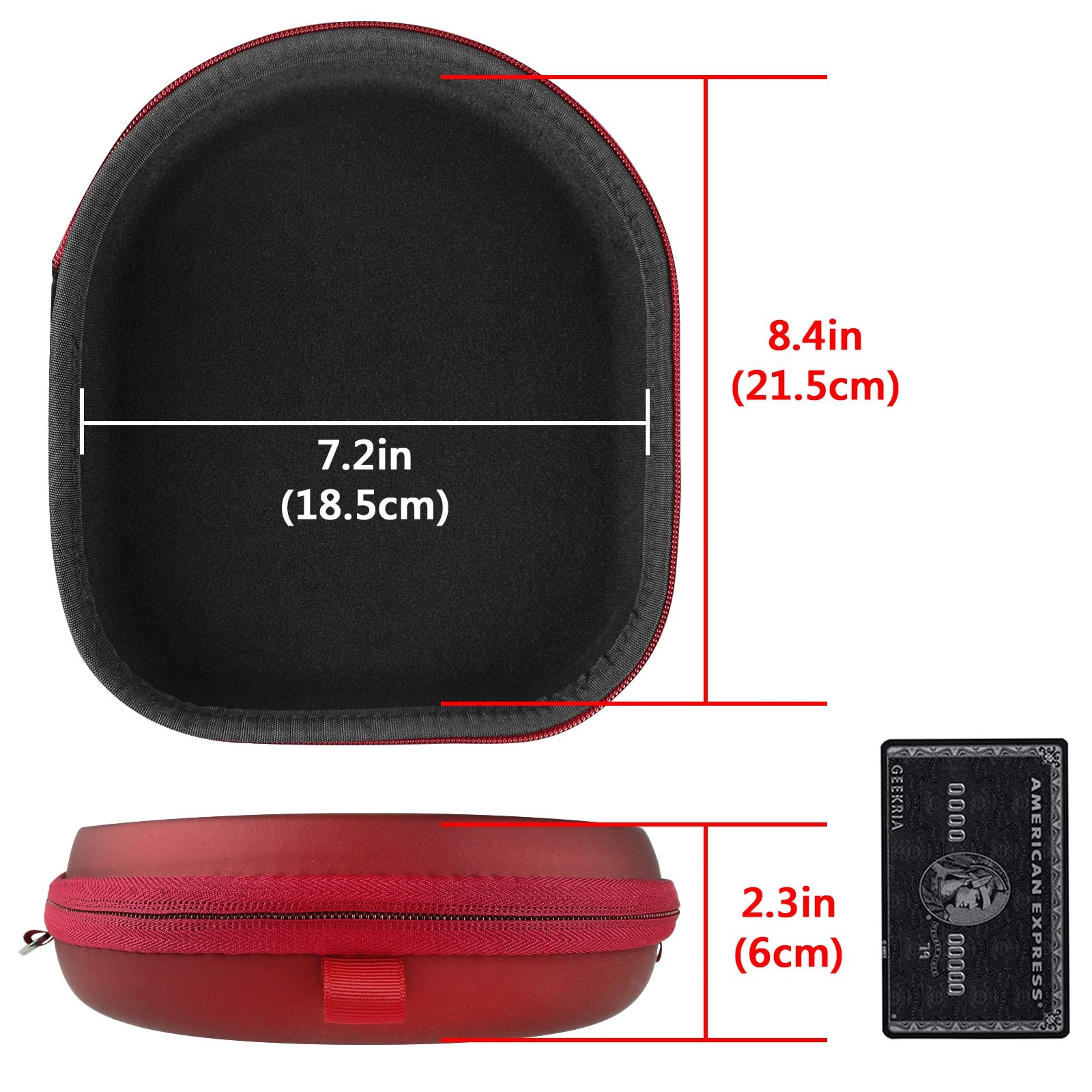 Pokrowiec etui na słuchawki Geekria do Sony WH 1000 xm5, WH 1000 xm4, MDR1RNC osłona zestawu słuchawkowego do przechowywania przenośne słuchawki twardego