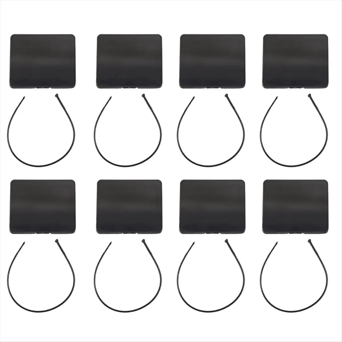 Compatible 8PCS 1406980330 Side Skirt Jack Hole Cover Bumper Cap for S-Class W140 W220 2000-2006 Car Accessories