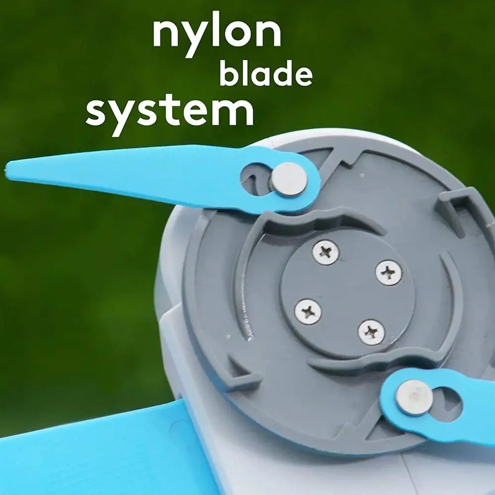 Cordless Lightweight Grass Trimmer Kit & Edger Weed Alu Foldable Shaft Garden 40V Li-Ion Battery 70min Working Time 9000rpm