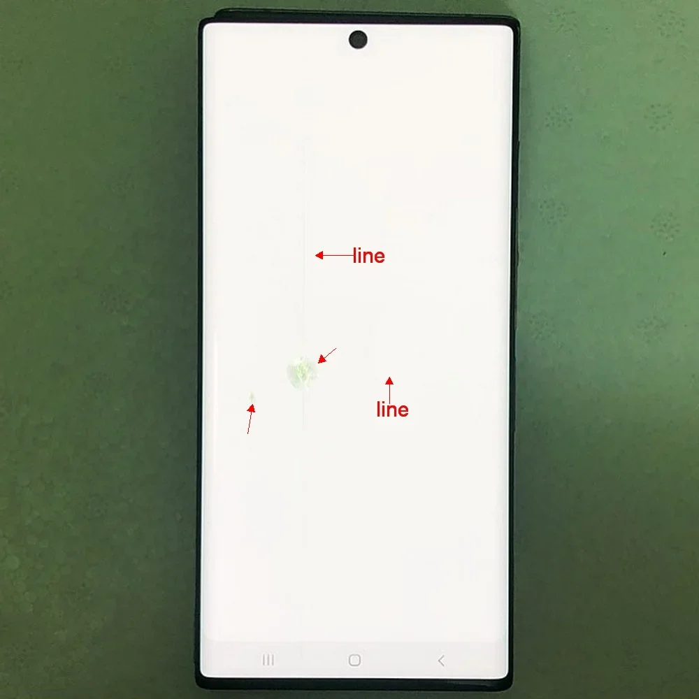 Super AMOLED For Samsung Galaxy Note 10 Plus N975 N975F N976B LCD Display Touch Screen Digitizer With defect screen 100% testing