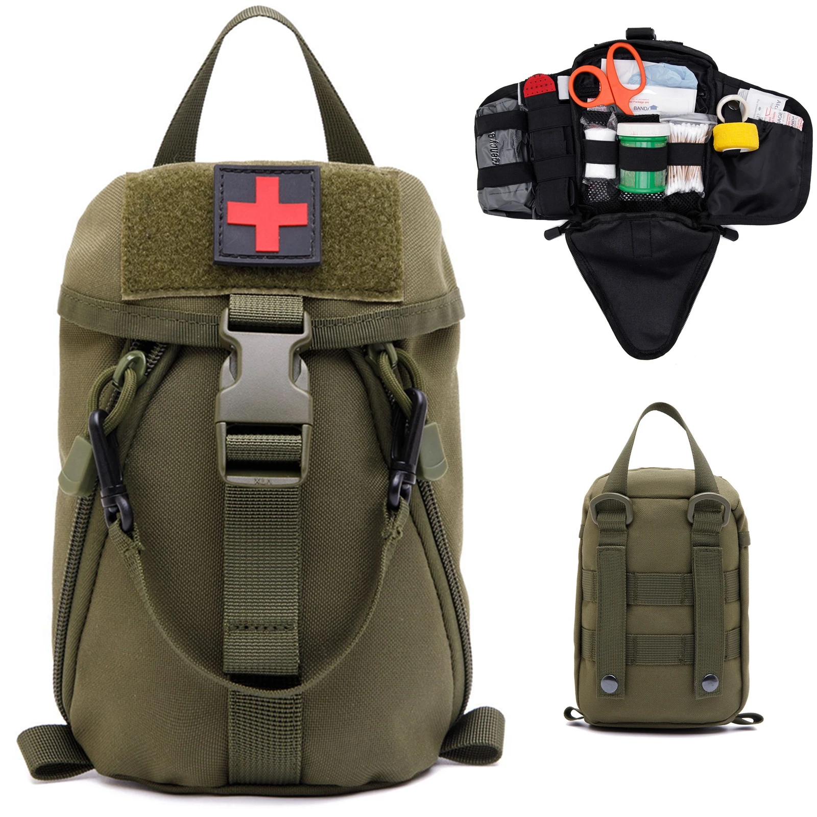 Bolsa Táctica MOLLE impermeable EMT, riñonera cintura para caza - imagen 5
