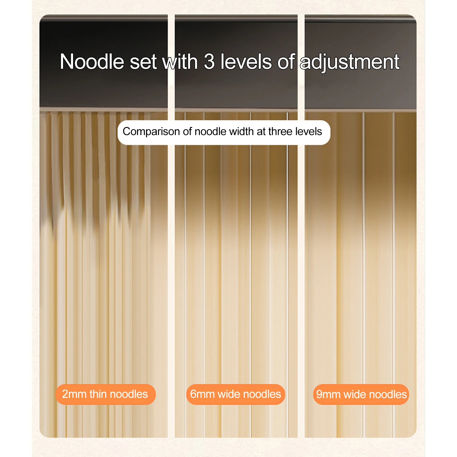 Manual Noodles Maker Machine Stainless Steel Household Noodle Machine Dumpling Wonton Wrappers Machine w Adjustable Thickness