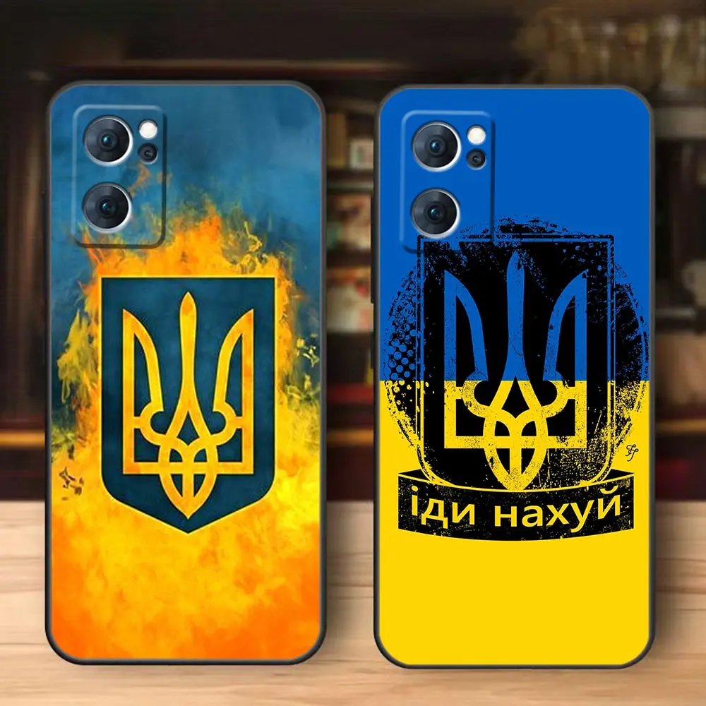 Flag Of U-Ukraine Phone Case For Realme GT 2 Neo 2 3 5 NARZO 50 50I 50A C55 C53 C35 C33 C31 C30 C21 C21Y C20 Case Funda Capa