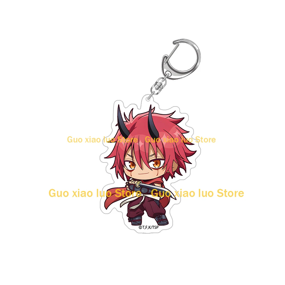 That Time I Got Reincarnated as a Slime Ninja Series Veldora Rimuru Benimaru Milim Nava Souei Chibi Anime Acrylic keychain gift view 4
