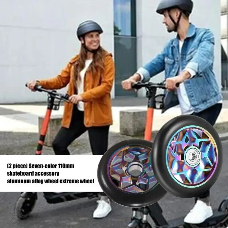 

2 упаковки, подшипник колеса для катания на коньках, блестящие колеса, роликовые колеса для взрослых и детей, аксессуары для