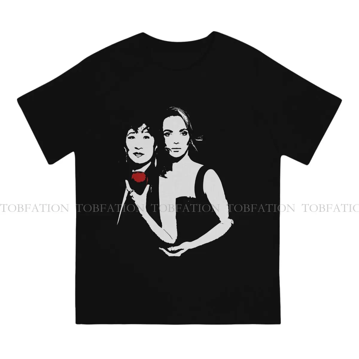 Villaneve and Apple Classic Style TShirt Killing Eve TV Show Comfortable Hip Hop Graphic  T Shirt Stuff Hot Sale