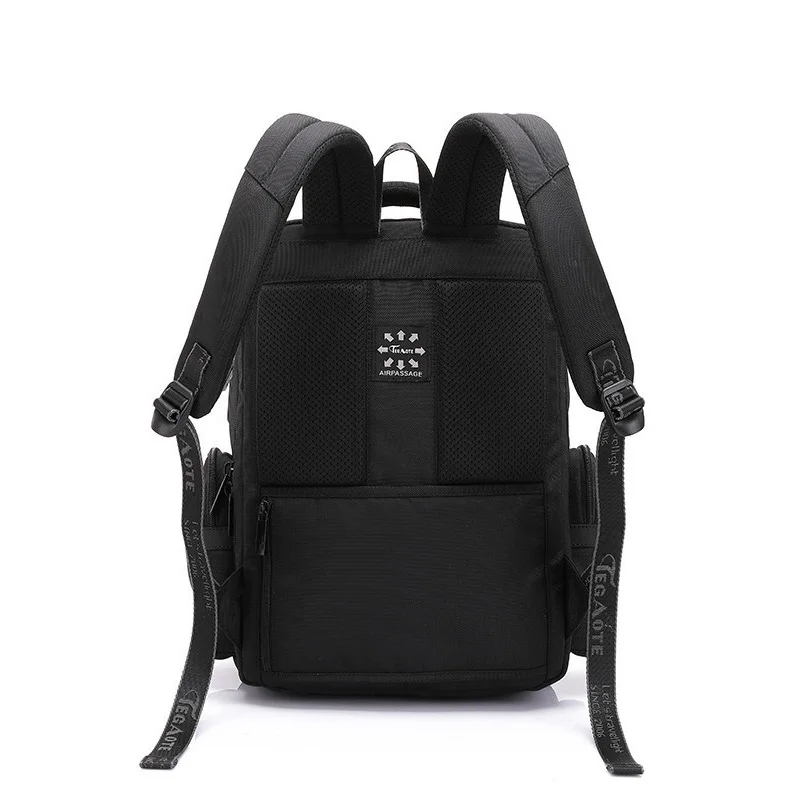 Men's Urban Backpack Business Travel Backpack 40x20x25 Ryanair Black Bags for Men Laptop Mochila Impermeable USB Chargering