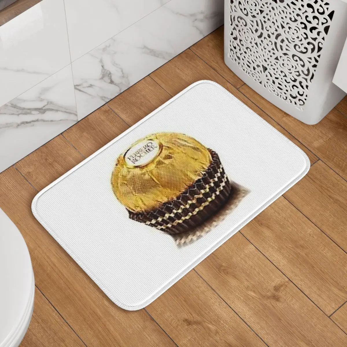 Ferrero Rocher Fußmatte, verschleißfester Teppich, Teppich für Küche, Eingang, Zuhause, Bodenmatte für Wohnzimmer, Fußpolstermatten