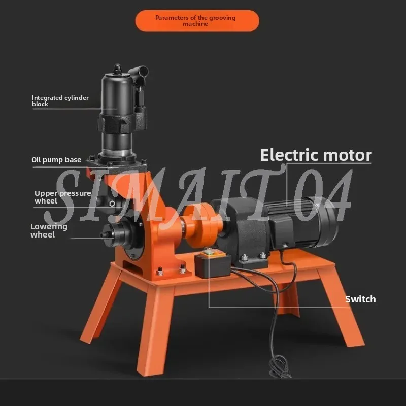 Pipe Cutting Machine Fire Pipe Opening Machine Electric Hydraulic Rolling Groove Automatic Grooving Machine