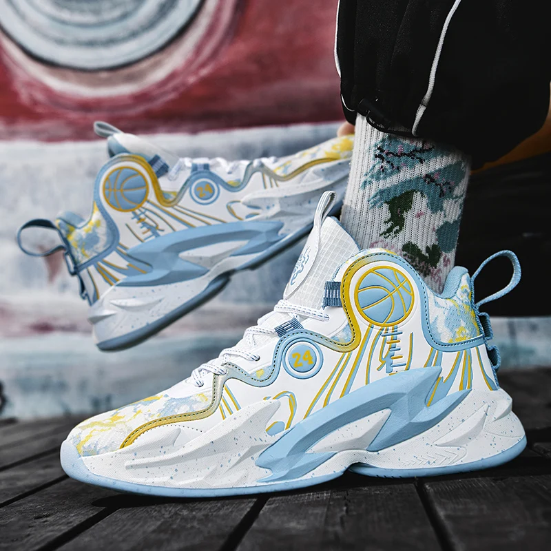 

Баскетбольная обувь, профессиональная мужская спортивная спортивная обувь с мягкой подкладкой, высококачественные кроссовки для тренировок, унисекс, уличные баскетбольные бутсы