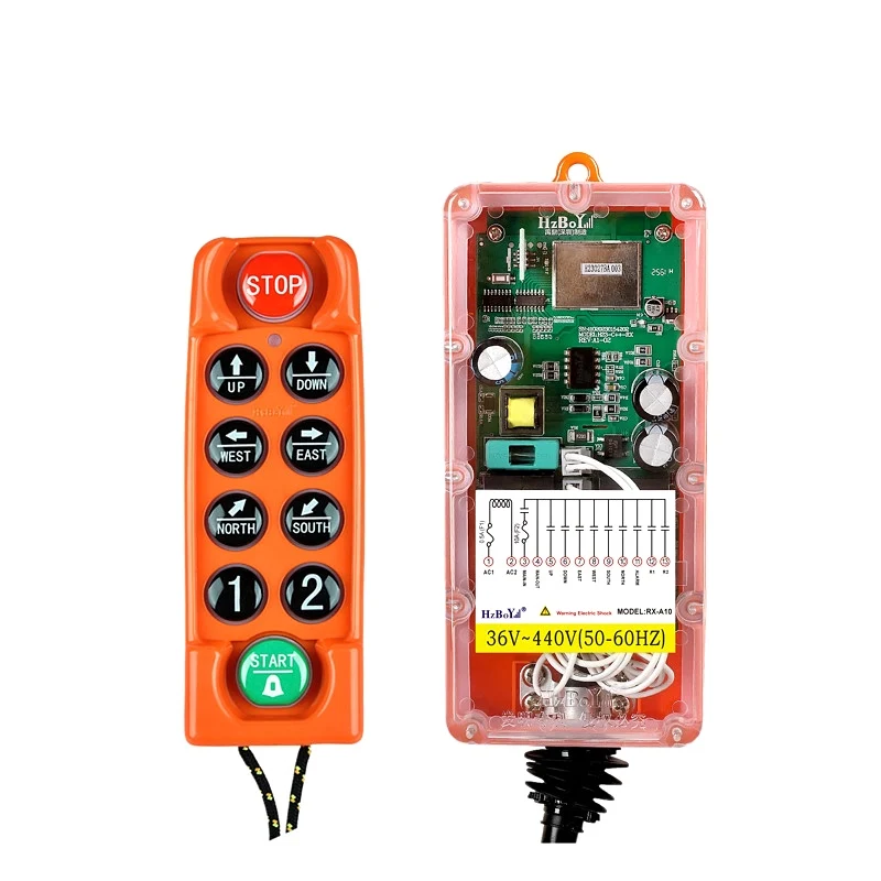 F23-C+ 8 Channel Telecrane Industrial Control System Wireless Crane Radio Remote Control