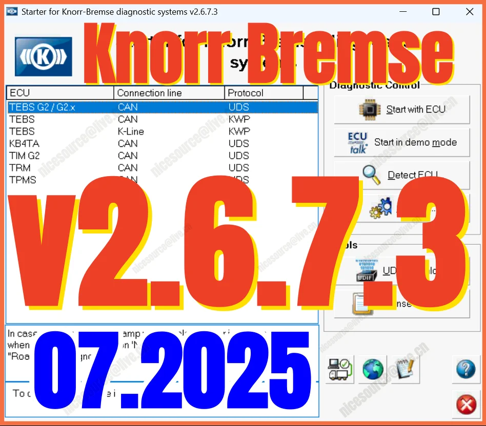 NEU Knorr Brake Diagnostic 2.6.7.3 [07.2025]+Aktivator