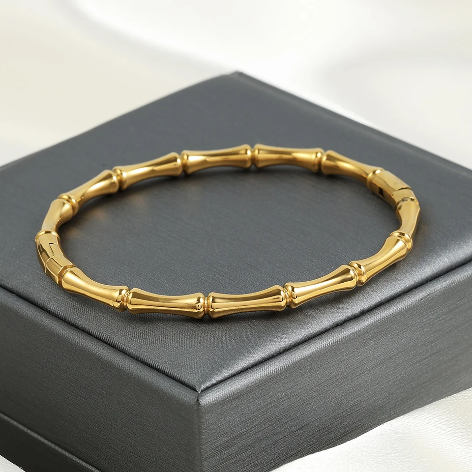 ZAKOL Wasserdichtes Edelstahl-Manschettenarmband, Armreifen für Damen, glattes Metall, zu öffnende Armbänder, Schmuck, Geschenk