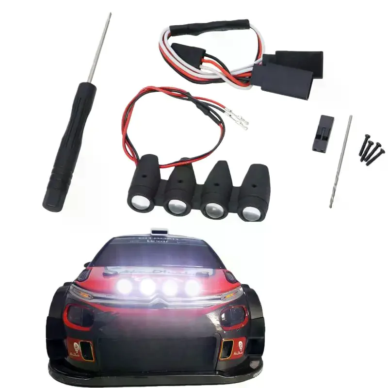 1세트 시뮬레이션 보트 라이트 스포트라이트 1/14 Mjxrc 14303 HYPER GO MJX 원격 조종 자동차 오프로드 고속 RC 자동차 트럭용