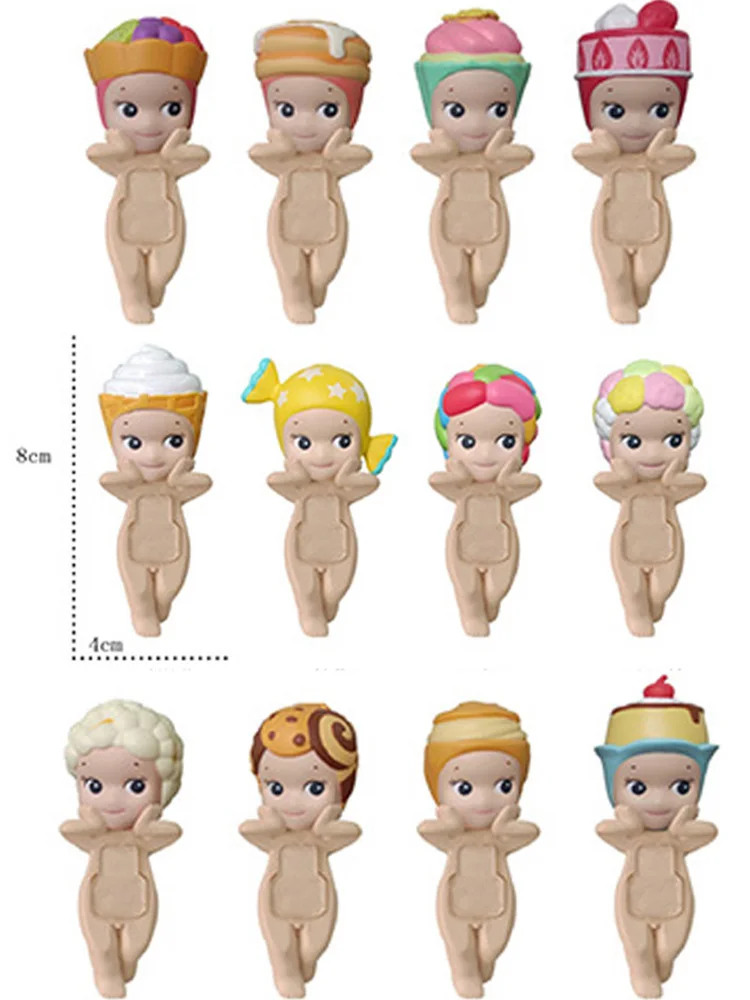 Hot Cartoon Angel Blind Box snoepfiguur unboxing plezier auto-interieur decoratie ornament verjaardag kerst pop cadeau - afbeelding 2