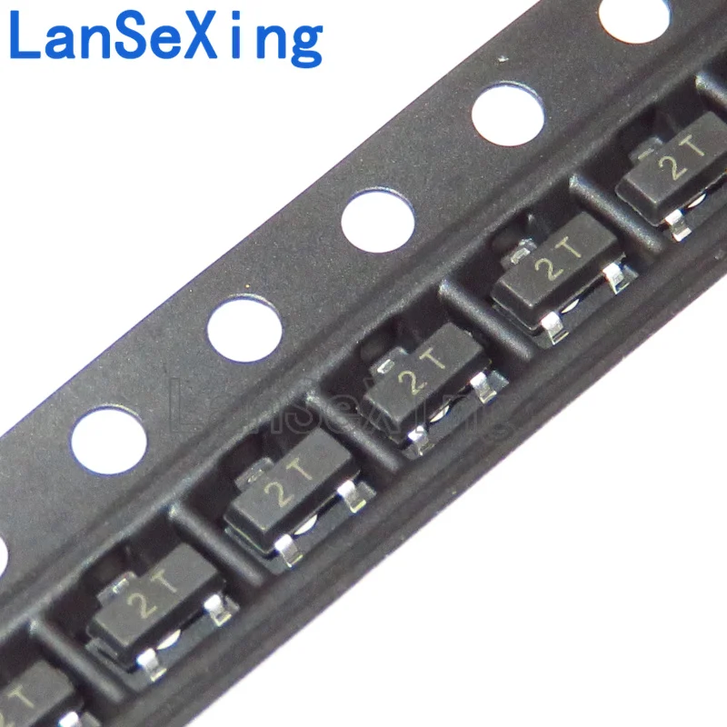 Transistor impresso canal PNP, MMBT4403 SMT, 2N4403 SMT, 2T SOT-23