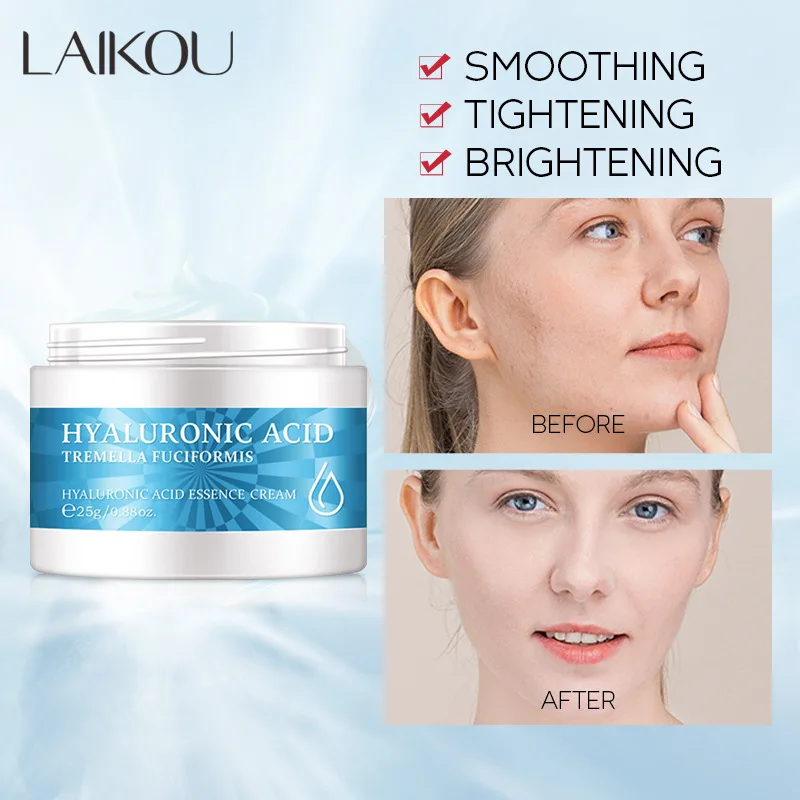 

Hyaluronic Acid Anti-aging Cream Collagen Moisturizing Nourish Repair Face Damaged Lift Firm Smooth Bright Whitening Skin Care