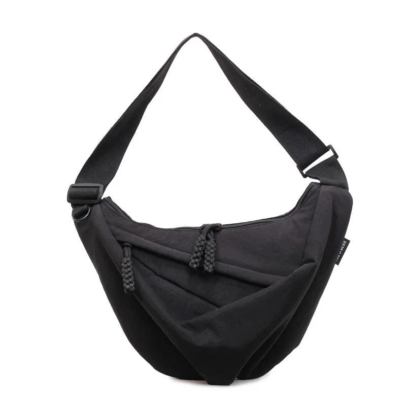 

2025New Winter Cotton-Padded Fashion Canvas Dumpling Bag for Women, Large Capacity Single Shoulder Crossbody Bag, Casual Canvas