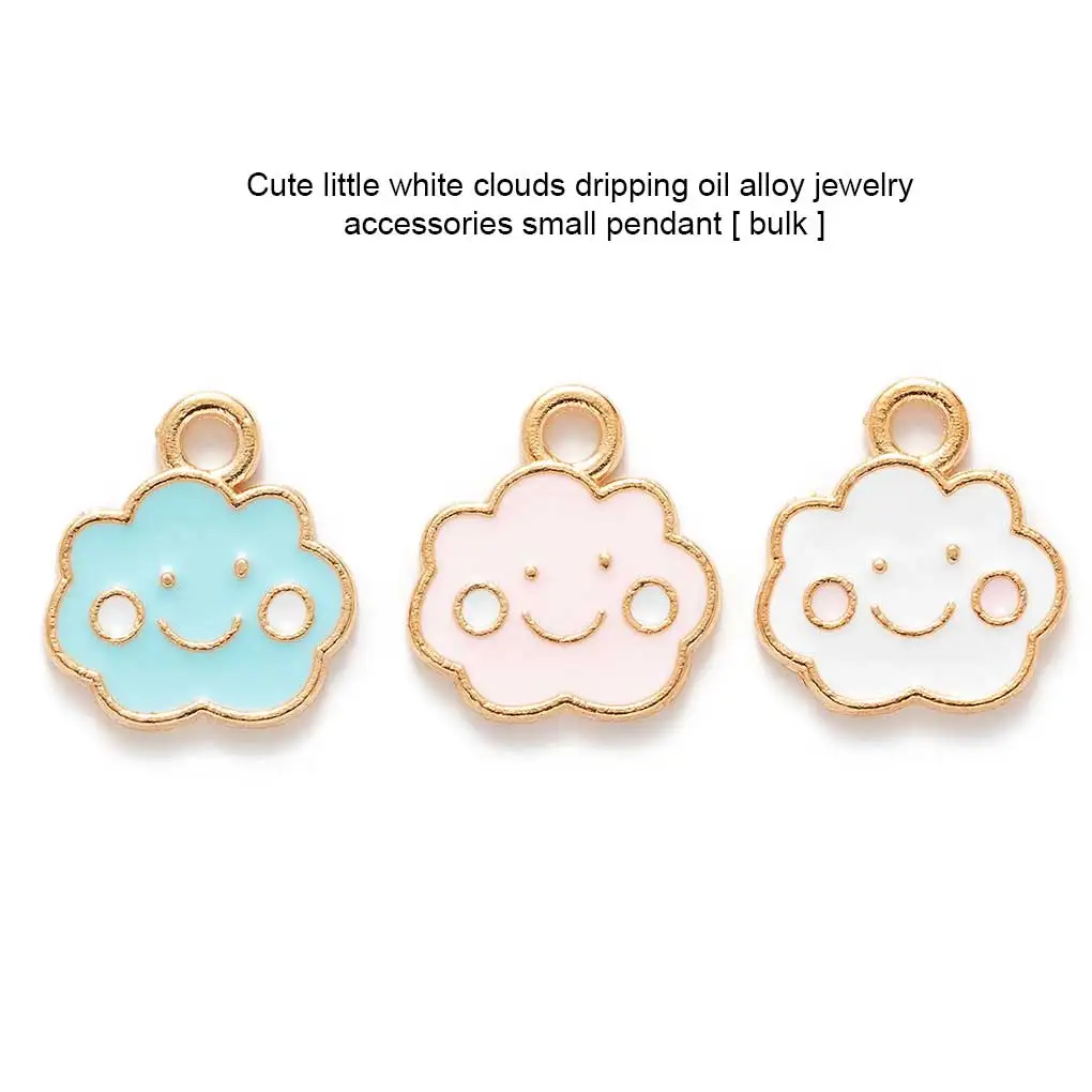 Cloud Pendant Bracelet Necklace Jewelry DIY Finding Handicraft Girls