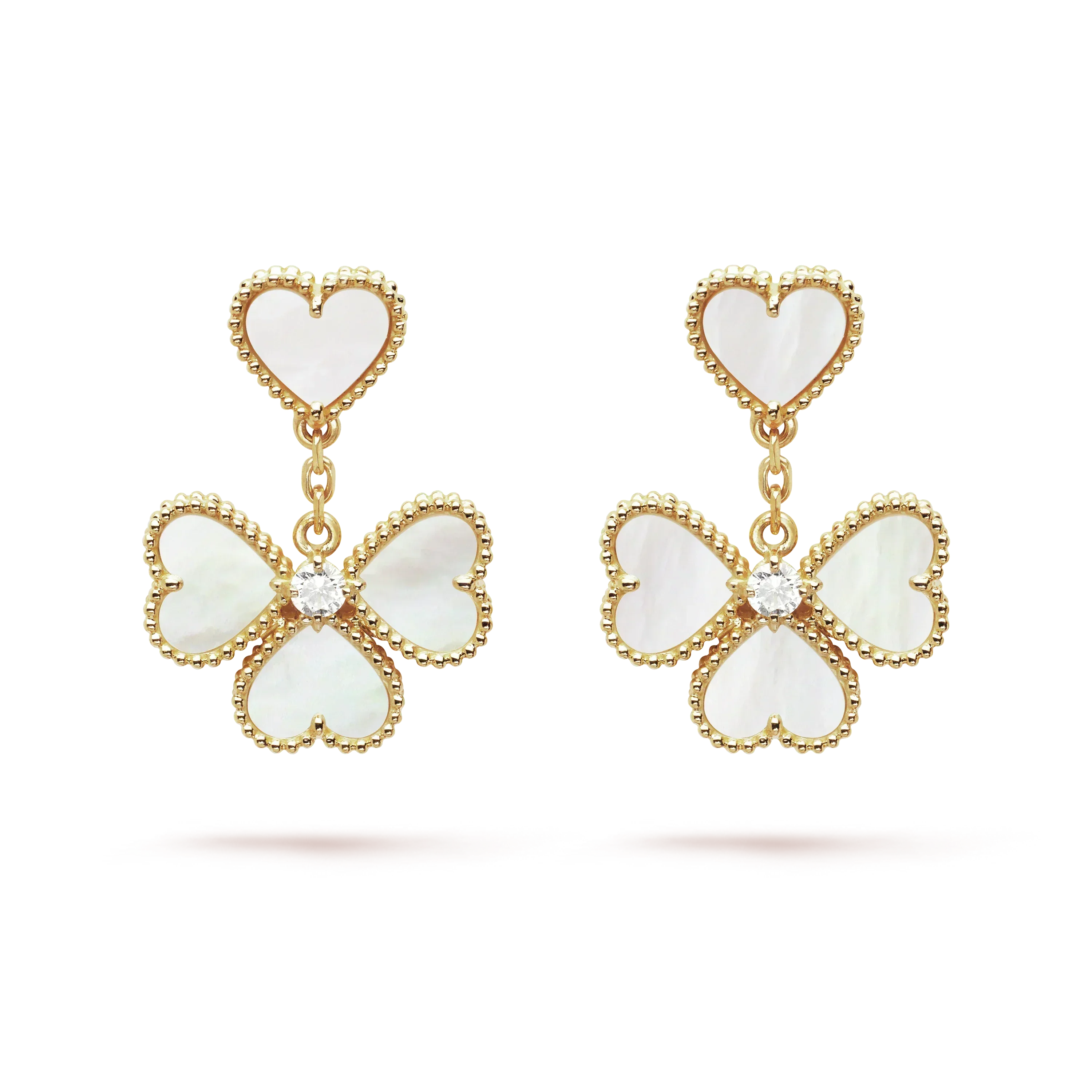 2025 New Arrival S925 Sterling Silver VCA Earrings, High-End Fashion, Enhance Charm, Affordable Price