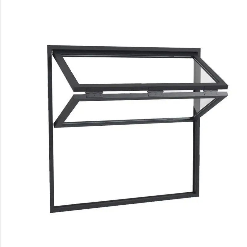 Thickened Modern Sliding Window Frame Profile 8-way Seal Soundproof Design Large-sized Custom for Unobstructed Panoramic View