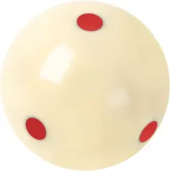 Billiard Practice Training Cue Ball, AAA-Grade PRO Cup Standard Pool Billiard Cue Ball with 6 Dots