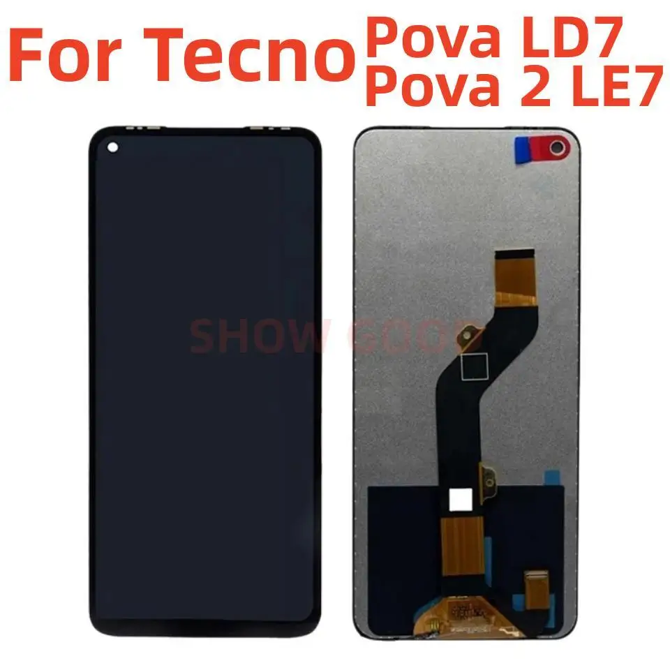 

Original For Tecno Pova LD7 LD7J Pova 2 LE7 LCD Display Screen Touch Panel Digitizer Parts