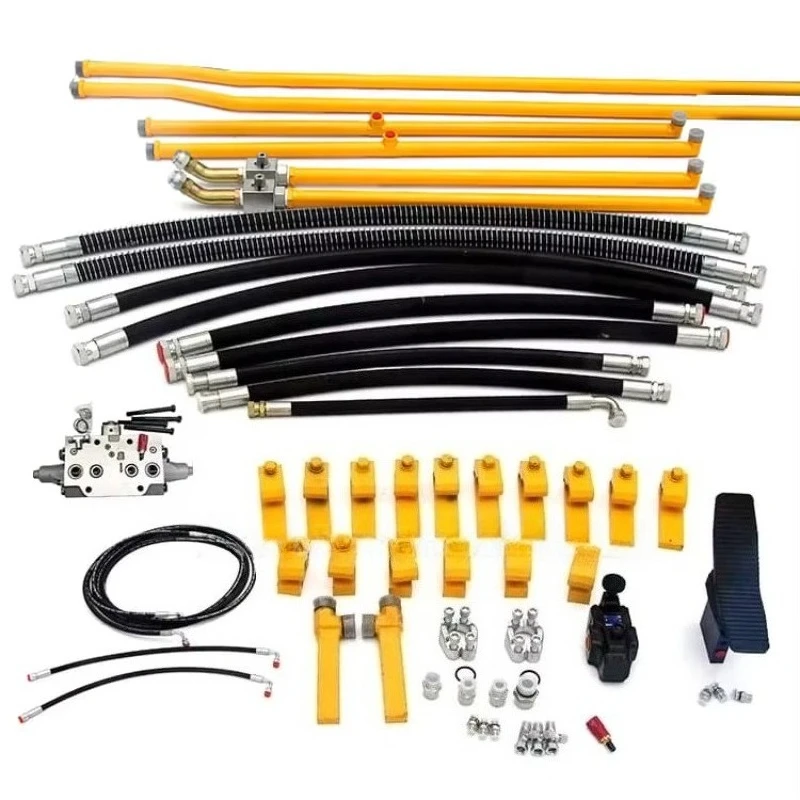 Hydraulic crusher installation kit Hammer line excavator auxiliary pipeline
