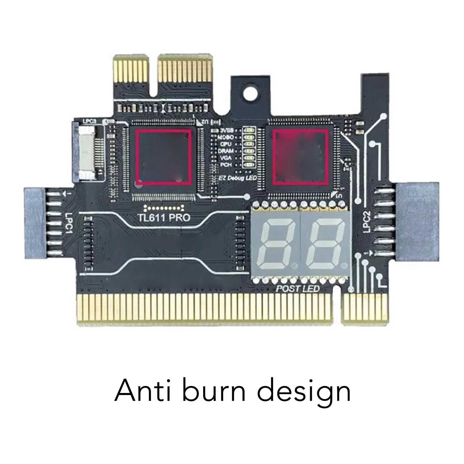 TL611 Pro Motherboard Diagnostic Card + TL611 Laptop EC-DEBUG Adapter Card Desktop PCI Motherboard PCIe Laptop Debug Card