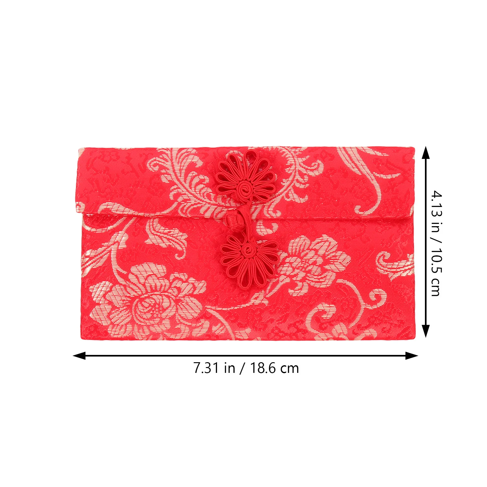 

3pcs Red Envelopes Chinese Style Wedding Hong Bao Large Capacity Gift Bags For Decor Supplies Cloth Red Packets