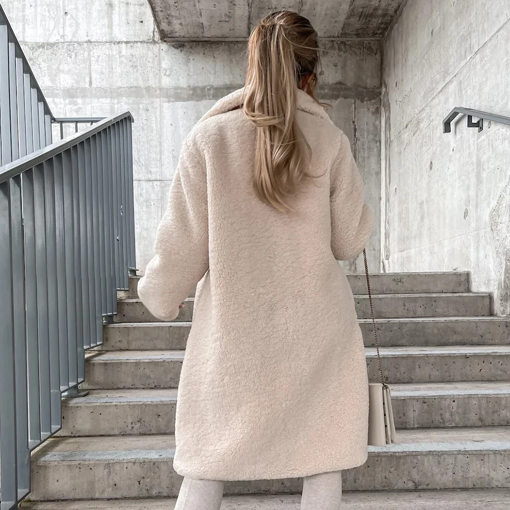 

Casual Overcoat Female Streetwear Coat Spring Fashion Fall Fashion Classic Style Daily Use Lapel Neckline Regular Length