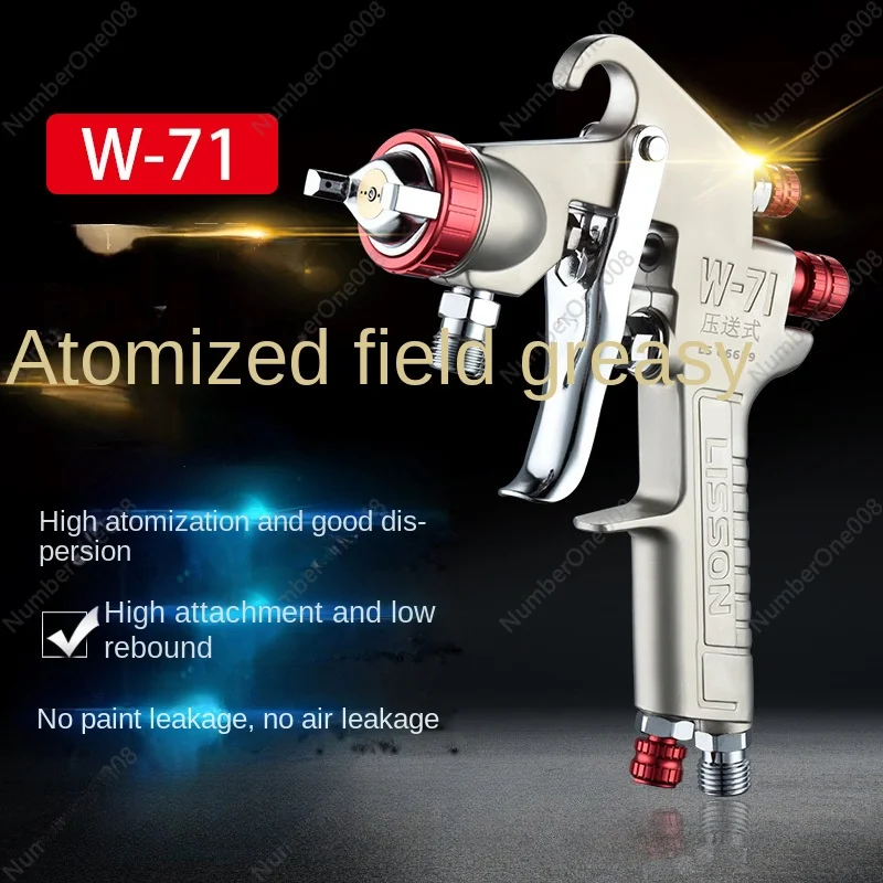 Paint Spraying Gun Furniture Paint Car Topcoat Primer Paint Spraying Gun Atomization Delicate Air Spray Gun W71