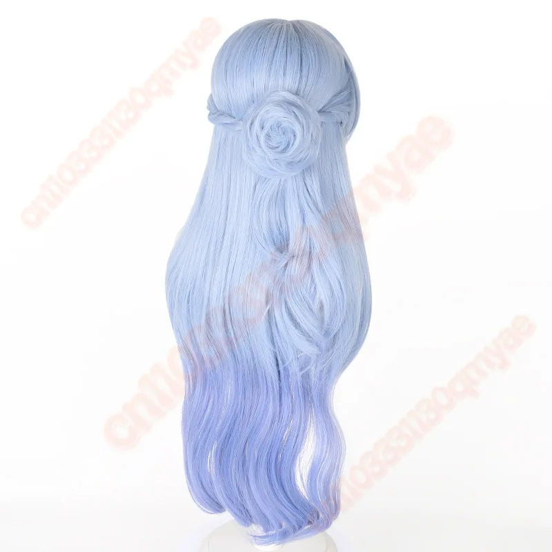 Honkai Star Rail Robin Cosplay Perücke 96 cm langes blaues Haar Sänger Sonntag Halloween Party für Frauen Mädchen