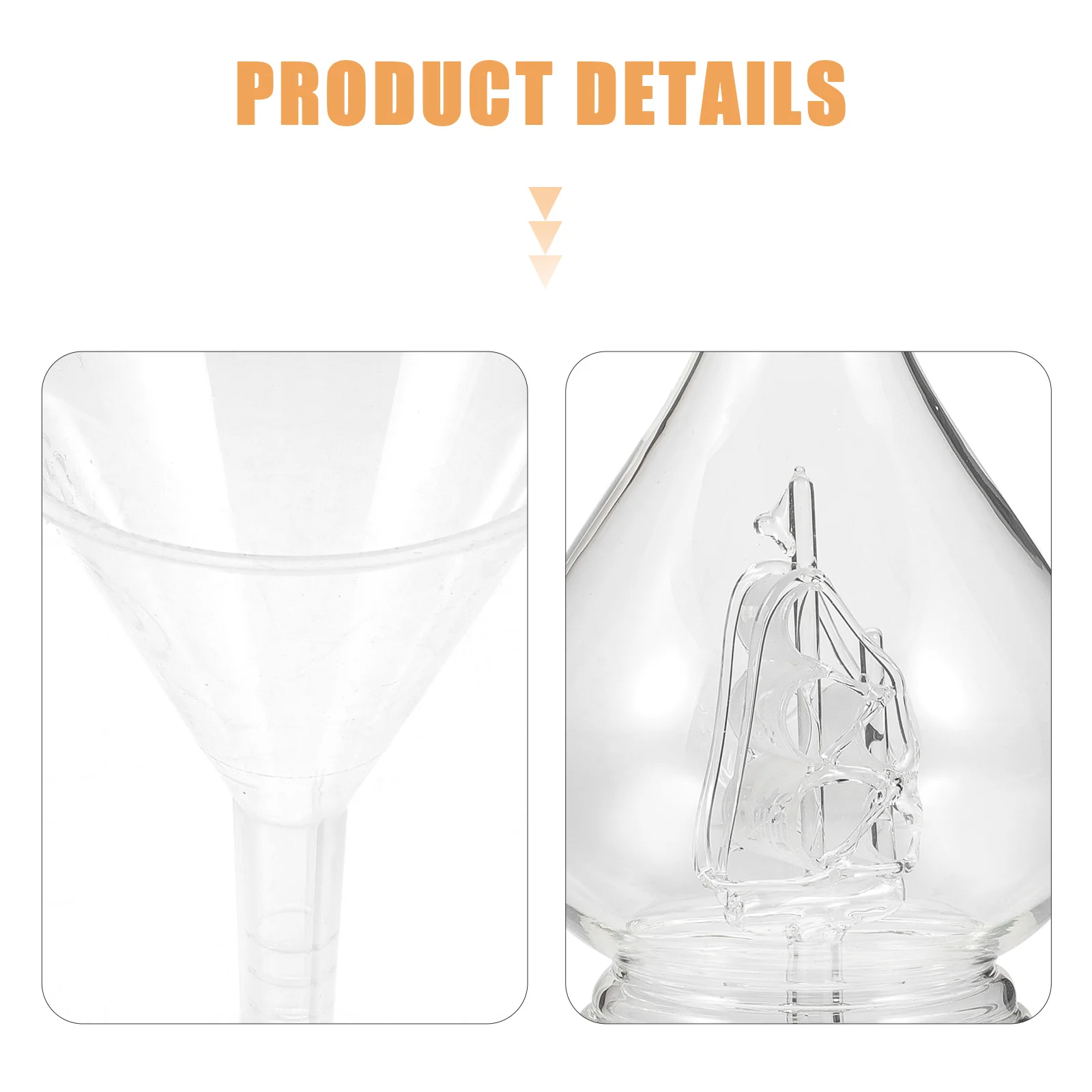 

Creative Sailboat Wine Decanter 500ml Transparent Glass Whiskey Bottle Elegant Design Easy Pour Stable Placement Home Bar Decor