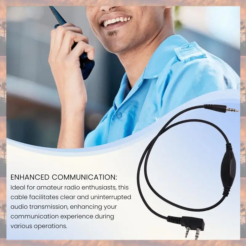 Cable de N75R-2X APRS a K1, línea de interfaz de Audio, Cable de conexión de Walkie Talkie para Aprspro Aprsdroid