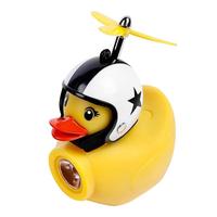 Bell For Bike Weather Resistant Duck Handlebars Bike Bell With Light Cute Cartoon Quacking Sound Cycling Accessories Handlebars