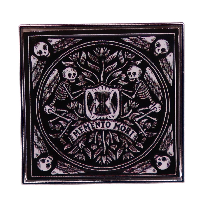 Skull Memento Mori Death Art Metal Wall Sign