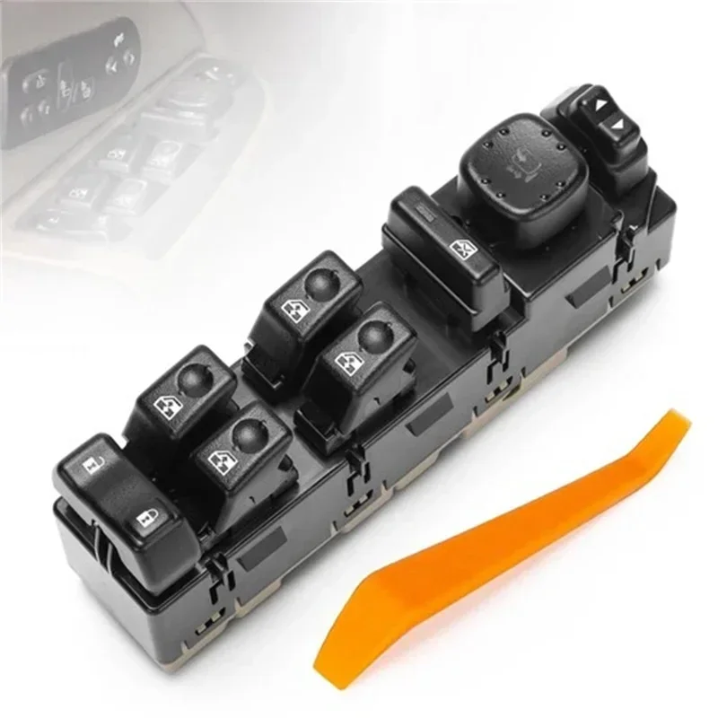 

Electric Car Power Window Switch Front Left Driver Side Replacement for GMCSierra 2003-2007 Replaces 15883323