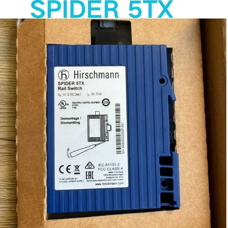 

Brand-new Hirschmann SPIDER 5TX Industrial Switch