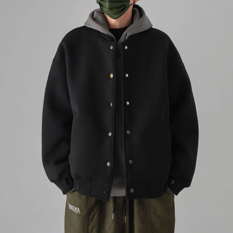 

Мужская повседневная куртка-бомбер большого размера в американском стиле для осени и зимы, свободного кроя, водоотталкивающая, маслоотталкивающая, антибактериальная