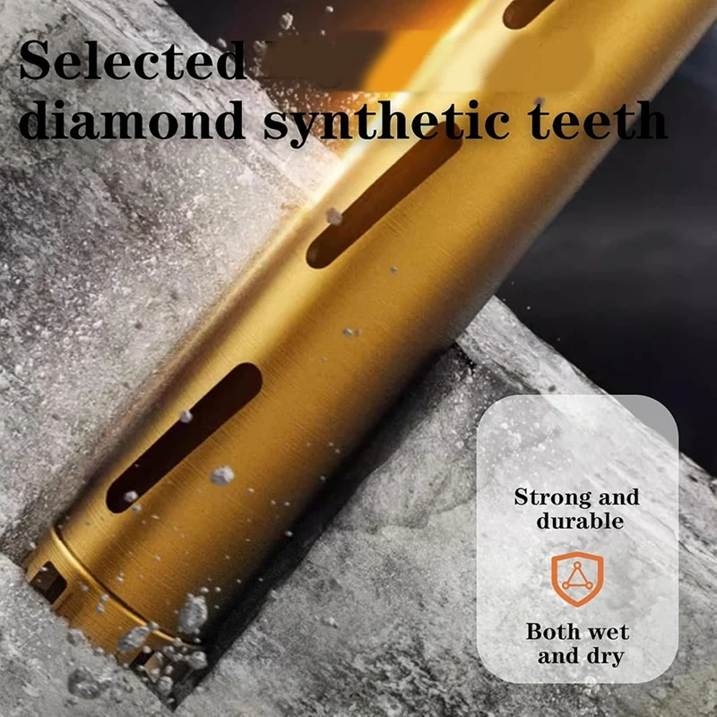 

30Mm Dry Core Drill Bits For Cured Concrete With Rebar Brick Blonck Masonry Etc 370Mm Drilling Depth