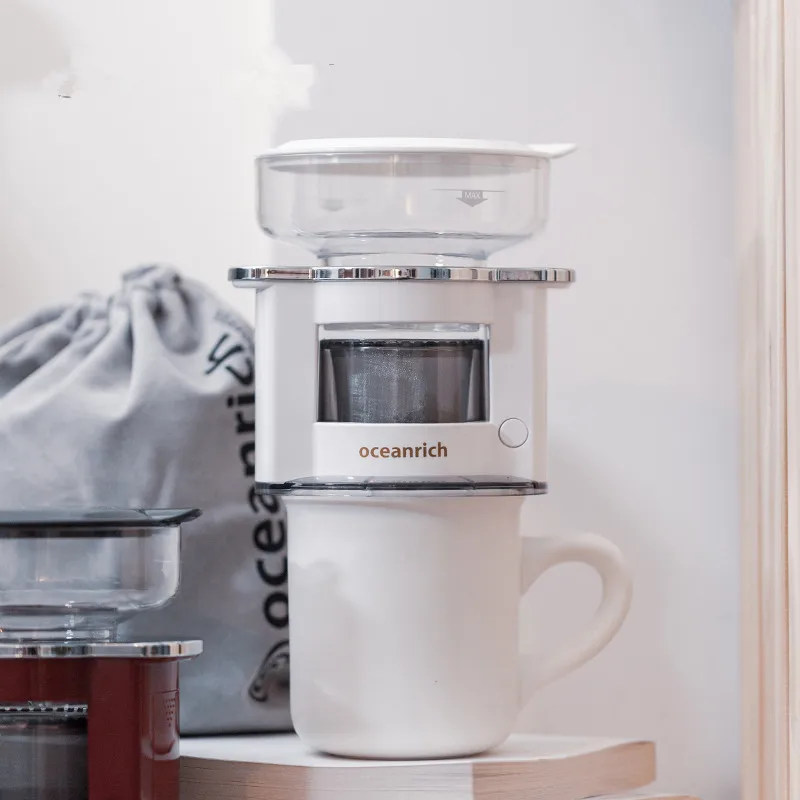 Oceanrich Ouxinliqi التلقائي دليل صانع القهوة S2 ترقية المحمولة الذكية الروتاري استخراج إبريق قهوة