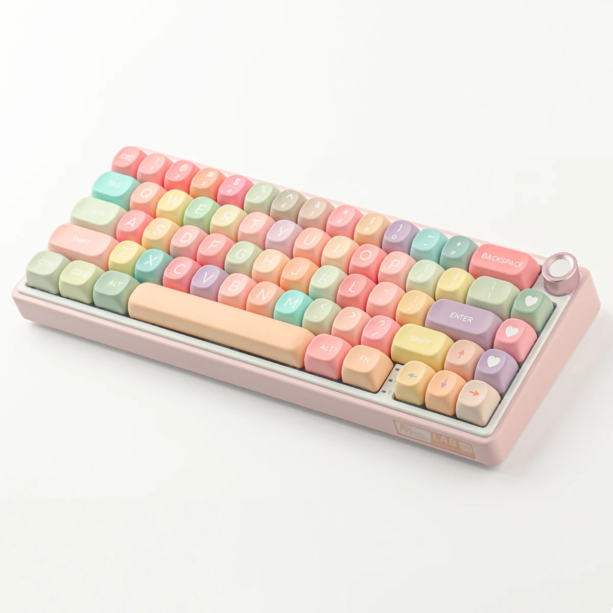 Conjunto de teclas GMK Candy 126 teclas PBT Material MOA Perfil para CHERRY MX Switch 61/64/68/75/84/87/96/98/104 Teclado mecânico
