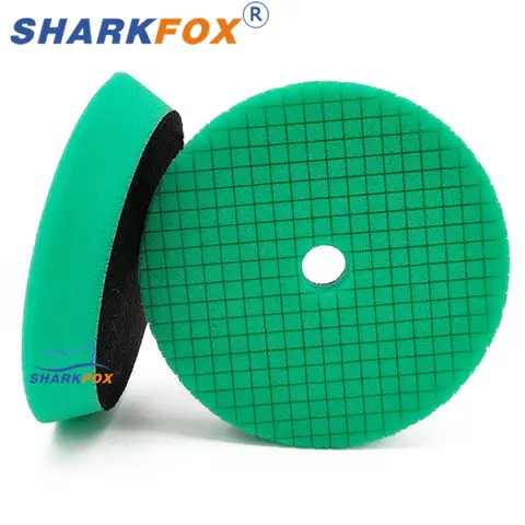Sharkfox 5 (125mm)/6 인치 (150mm) 연마 패드 디테일링 버핑 연마 휠 연마 광택 패드 폴리 셔 디스크 광택
