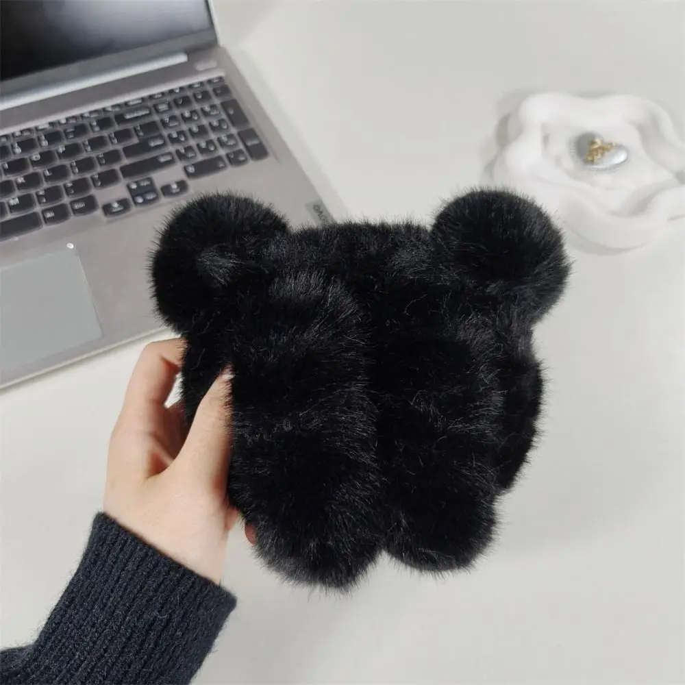 귀여운 곰 귀 모양 귀마개 방풍 접이식 귀덮개 겨울용 따뜻한 귀덮개 야외용