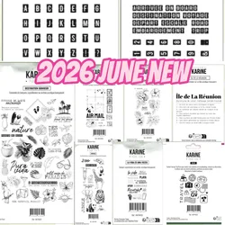 Animal Series 2026 New Metal Cutting Dies and Clear Stamps Cut Die Mold Blade Knife Punch Scrapbook Paper Craft Stencils Dies